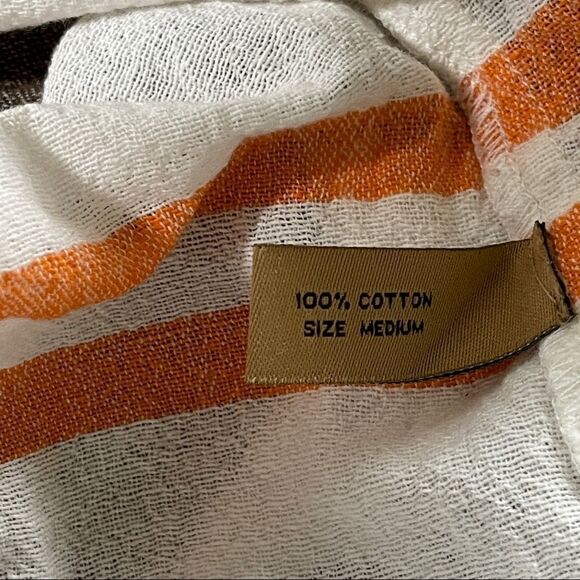 Rose And Rose Striped Midi Kaftan Dress - Women's Size M - Picture 8 of 8